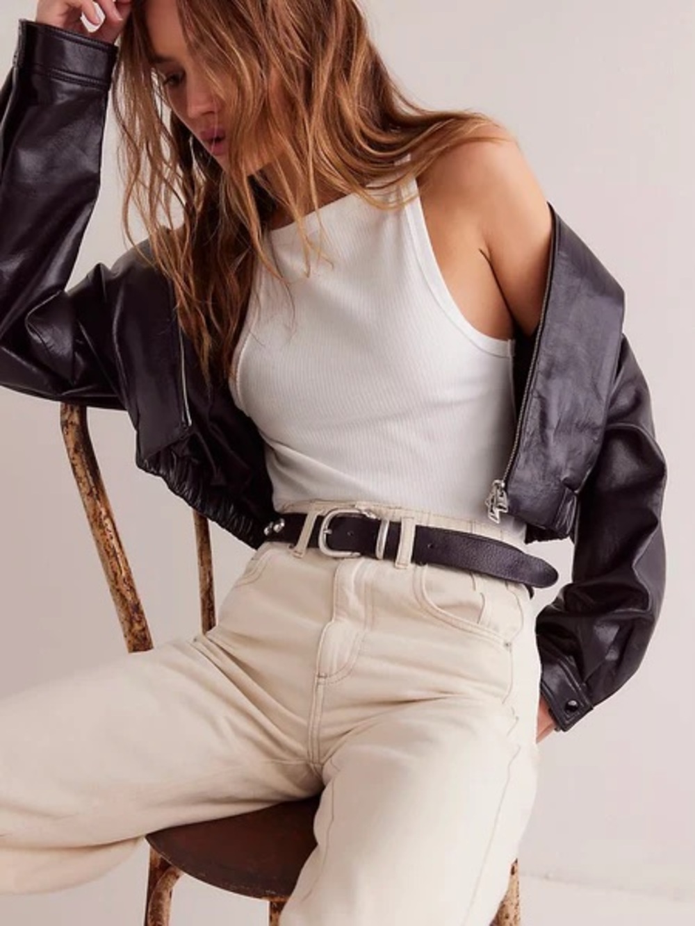 🆕 Free People Mia Ivory Tank Top NWT SZ XS